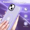 imageCACOE Magnetic Case for iPhone 12 ampamp iPhone 12 Pro 2020 61 inchCompatible with MagSafe ampamp Magnetic Car Phone MountTPU Thin Phone Cases Cover Protective Shockproof AntiFingerprintMatte BlackLight Purple