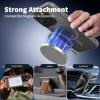 imageCACOE Magnetic Case for iPhone 12 ampamp iPhone 12 Pro 2020 61 inchCompatible with MagSafe ampamp Magnetic Car Phone MountTPU Thin Phone Cases Cover Protective Shockproof AntiFingerprintMatte BlackLight Gray