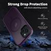 imageCACOE Magnetic Case for iPhone 12 ampamp iPhone 12 Pro 2020 61 inchCompatible with MagSafe ampamp Magnetic Car Phone MountTPU Thin Phone Cases Cover Protective Shockproof AntiFingerprintMatte BlackDark Purple