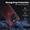 imageCACOE Magnetic Case for iPhone 12 ampamp iPhone 12 Pro 2020 61 inchCompatible with MagSafe ampamp Magnetic Car Phone MountTPU Thin Phone Cases Cover Protective Shockproof AntiFingerprintMatte BlackDark Red