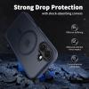 imageCACOE Magnetic Case for iPhone 12 ampamp iPhone 12 Pro 2020 61 inchCompatible with MagSafe ampamp Magnetic Car Phone MountTPU Thin Phone Cases Cover Protective Shockproof AntiFingerprintMatte BlackDark Blue