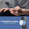 imageCACOE Magnetic Case for iPhone 12 ampamp iPhone 12 Pro 2020 61 inchCompatible with MagSafe ampamp Magnetic Car Phone MountTPU Thin Phone Cases Cover Protective Shockproof AntiFingerprintMatte BlackLight Blue