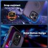 imageCACOE Magnetic Case for iPhone 12 ampamp iPhone 12 Pro 2020 61 inchCompatible with MagSafe ampamp Magnetic Car Phone MountTPU Thin Phone Cases Cover Protective Shockproof AntiFingerprintMatte BlackDark Purple