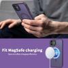 imageCACOE Magnetic Case for iPhone 12 ampamp iPhone 12 Pro 2020 61 inchCompatible with MagSafe ampamp Magnetic Car Phone MountTPU Thin Phone Cases Cover Protective Shockproof AntiFingerprintMatte BlackDark Purple