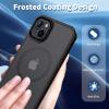 imageCACOE Magnetic Case for iPhone 12 ampamp iPhone 12 Pro 2020 61 inchCompatible with MagSafe ampamp Magnetic Car Phone MountTPU Thin Phone Cases Cover Protective Shockproof AntiFingerprintMatte BlackMatte Black