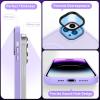 imageCACOE Magnetic Case for iPhone 12 ampamp iPhone 12 Pro 2020 61 inchCompatible with MagSafe ampamp Magnetic Car Phone MountTPU Thin Phone Cases Cover Protective Shockproof AntiFingerprintMatte BlackLight Purple