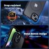 imageCACOE Magnetic Case for iPhone 12 ampamp iPhone 12 Pro 2020 61 inchCompatible with MagSafe ampamp Magnetic Car Phone MountTPU Thin Phone Cases Cover Protective Shockproof AntiFingerprintMatte BlackMatte Black