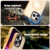 imageCACOE Magnetic Case for iPhone 12 ampamp iPhone 12 Pro 2020 61 inchCompatible with MagSafe ampamp Magnetic Car Phone MountTPU Thin Phone Cases Cover Protective Shockproof AntiFingerprintMatte BlackOrange Yellow