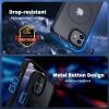 imageCACOE Magnetic Case for iPhone 12 ampamp iPhone 12 Pro 2020 61 inchCompatible with MagSafe ampamp Magnetic Car Phone MountTPU Thin Phone Cases Cover Protective Shockproof AntiFingerprintMatte BlackMatte Black