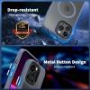 imageCACOE Magnetic Case for iPhone 12 ampamp iPhone 12 Pro 2020 61 inchCompatible with MagSafe ampamp Magnetic Car Phone MountTPU Thin Phone Cases Cover Protective Shockproof AntiFingerprintMatte BlackLight Blue