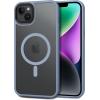 imageCACOE Magnetic Case for iPhone 12 ampamp iPhone 12 Pro 2020 61 inchCompatible with MagSafe ampamp Magnetic Car Phone MountTPU Thin Phone Cases Cover Protective Shockproof AntiFingerprintMatte BlackLight Blue