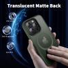 imageCACOE Magnetic Case for iPhone 12 ampamp iPhone 12 Pro 2020 61 inchCompatible with MagSafe ampamp Magnetic Car Phone MountTPU Thin Phone Cases Cover Protective Shockproof AntiFingerprintMatte BlackDark Green
