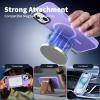imageCACOE Magnetic Case for iPhone 12 ampamp iPhone 12 Pro 2020 61 inchCompatible with MagSafe ampamp Magnetic Car Phone MountTPU Thin Phone Cases Cover Protective Shockproof AntiFingerprintMatte BlackLight Purple