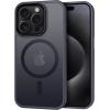 imageCACOE Magnetic Case for iPhone 12 ampamp iPhone 12 Pro 2020 61 inchCompatible with MagSafe ampamp Magnetic Car Phone MountTPU Thin Phone Cases Cover Protective Shockproof AntiFingerprintMatte BlackDark Blue