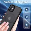 imageCACOE Magnetic Case for iPhone 12 ampamp iPhone 12 Pro 2020 61 inchCompatible with MagSafe ampamp Magnetic Car Phone MountTPU Thin Phone Cases Cover Protective Shockproof AntiFingerprintMatte BlackMatte Black