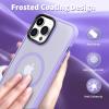 imageCACOE Magnetic Case for iPhone 12 ampamp iPhone 12 Pro 2020 61 inchCompatible with MagSafe ampamp Magnetic Car Phone MountTPU Thin Phone Cases Cover Protective Shockproof AntiFingerprintMatte BlackLight Purple