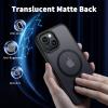 imageCACOE Magnetic Case for iPhone 12 ampamp iPhone 12 Pro 2020 61 inchCompatible with MagSafe ampamp Magnetic Car Phone MountTPU Thin Phone Cases Cover Protective Shockproof AntiFingerprintMatte BlackMatte Black