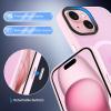 imageCACOE Magnetic Case for iPhone 12 ampamp iPhone 12 Pro 2020 61 inchCompatible with MagSafe ampamp Magnetic Car Phone MountTPU Thin Phone Cases Cover Protective Shockproof AntiFingerprintMatte BlackPink