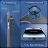 imageCACOE Magnetic Case for iPhone 12 ampamp iPhone 12 Pro 2020 61 inchCompatible with MagSafe ampamp Magnetic Car Phone MountTPU Thin Phone Cases Cover Protective Shockproof AntiFingerprintMatte BlackLight Blue