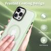 imageCACOE Magnetic Case for iPhone 12 ampamp iPhone 12 Pro 2020 61 inchCompatible with MagSafe ampamp Magnetic Car Phone MountTPU Thin Phone Cases Cover Protective Shockproof AntiFingerprintMatte BlackLight Green