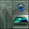 imageCACOE Magnetic Case for iPhone 12 ampamp iPhone 12 Pro 2020 61 inchCompatible with MagSafe ampamp Magnetic Car Phone MountTPU Thin Phone Cases Cover Protective Shockproof AntiFingerprintMatte BlackDark Green