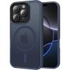 imageCACOE Magnetic Case for iPhone 12 ampamp iPhone 12 Pro 2020 61 inchCompatible with MagSafe ampamp Magnetic Car Phone MountTPU Thin Phone Cases Cover Protective Shockproof AntiFingerprintMatte BlackDark Blue