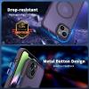 imageCACOE Magnetic Case for iPhone 12 ampamp iPhone 12 Pro 2020 61 inchCompatible with MagSafe ampamp Magnetic Car Phone MountTPU Thin Phone Cases Cover Protective Shockproof AntiFingerprintMatte BlackDark Purple