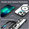imageCACOE Magnetic Case for iPhone 13 ampamp iPhone 14 61 inchCompatible with MagSafe ampamp Magnetic Car Phone MountNot Yellowing AntiScratch ClearBlack