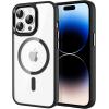 imageCACOE Magnetic Case for iPhone 13 ampamp iPhone 14 61 inchCompatible with MagSafe ampamp Magnetic Car Phone MountNot Yellowing AntiScratch ClearBlack