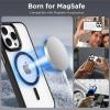 imageCACOE Magnetic Case for iPhone 13 ampamp iPhone 14 61 inchCompatible with MagSafe ampamp Magnetic Car Phone MountNot Yellowing AntiScratch ClearBlack