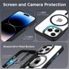 imageCACOE Magnetic Case for iPhone 13 ampamp iPhone 14 61 inchCompatible with MagSafe ampamp Magnetic Car Phone MountNot Yellowing AntiScratch ClearBlack