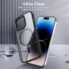 imageCACOE Magnetic Case for iPhone 13 ampamp iPhone 14 61 inchCompatible with MagSafe ampamp Magnetic Car Phone MountNot Yellowing AntiScratch ClearBlack
