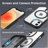 imageCACOE Magnetic Case for iPhone 13 ampamp iPhone 14 61 inchCompatible with MagSafe ampamp Magnetic Car Phone MountNot Yellowing AntiScratch ClearBlack