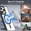 imageCACOE Magnetic Case for iPhone 13 ampamp iPhone 14 61 inchCompatible with MagSafe ampamp Magnetic Car Phone MountNot Yellowing AntiScratch ClearBlack