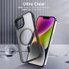 imageCACOE Magnetic Case for iPhone 13 ampamp iPhone 14 61 inchCompatible with MagSafe ampamp Magnetic Car Phone MountNot Yellowing AntiScratch ClearBlack