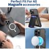 imageCACOE Magnetic Case for iPhone 13 ampamp iPhone 14 61 inchCompatible with MagSafe ampamp Magnetic Car Phone MountNot Yellowing AntiScratch ClearClear Black