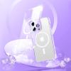 imageCACOE Magnetic Case for iPhone 13 ampamp iPhone 14 61 inchCompatible with MagSafe ampamp Magnetic Car Phone MountNot Yellowing AntiScratch ClearClear Purple