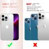 imageCACOE Magnetic Case for iPhone 13 ampamp iPhone 14 61 inchCompatible with MagSafe ampamp Magnetic Car Phone MountNot Yellowing AntiScratch ClearClear Pink