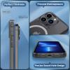 imageCACOE Magnetic Case for iPhone 13 ampamp iPhone 14 61 inchCompatible with MagSafe ampamp Magnetic Car Phone MountNot Yellowing AntiScratch ClearClear Black