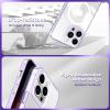 imageCACOE Magnetic Case for iPhone 13 ampamp iPhone 14 61 inchCompatible with MagSafe ampamp Magnetic Car Phone MountNot Yellowing AntiScratch ClearClear Purple