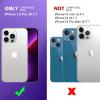 imageCACOE Magnetic Case for iPhone 13 ampamp iPhone 14 61 inchCompatible with MagSafe ampamp Magnetic Car Phone MountNot Yellowing AntiScratch ClearClear Purple