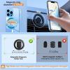 imageCACOE Magnetic Case for iPhone 13 ampamp iPhone 14 61 inchCompatible with MagSafe ampamp Magnetic Car Phone MountNot Yellowing AntiScratch ClearClear Black