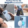 imageCACOE Magnetic Case for iPhone 13 ampamp iPhone 14 61 inchCompatible with MagSafe ampamp Magnetic Car Phone MountNot Yellowing AntiScratch ClearClear
