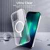 imageCACOE Magnetic Case for iPhone 13 ampamp iPhone 14 61 inchCompatible with MagSafe ampamp Magnetic Car Phone MountNot Yellowing AntiScratch ClearClear