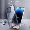 imageCACOE Magnetic Case for iPhone 13 ampamp iPhone 14 61 inchCompatible with MagSafe ampamp Magnetic Car Phone MountNot Yellowing AntiScratch ClearDark Blue