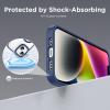 imageCACOE Magnetic Case for iPhone 13 ampamp iPhone 14 61 inchCompatible with MagSafe ampamp Magnetic Car Phone MountNot Yellowing AntiScratch ClearDark Blue