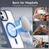 imageCACOE Magnetic Case for iPhone 13 ampamp iPhone 14 61 inchCompatible with MagSafe ampamp Magnetic Car Phone MountNot Yellowing AntiScratch ClearDark Blue