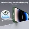 imageCACOE Magnetic Case for iPhone 13 ampamp iPhone 14 61 inchCompatible with MagSafe ampamp Magnetic Car Phone MountNot Yellowing AntiScratch ClearDark Green