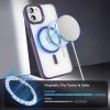 imageCACOE Magnetic Case for iPhone 13 ampamp iPhone 14 61 inchCompatible with MagSafe ampamp Magnetic Car Phone MountNot Yellowing AntiScratch ClearDark Purple