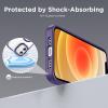 imageCACOE Magnetic Case for iPhone 13 ampamp iPhone 14 61 inchCompatible with MagSafe ampamp Magnetic Car Phone MountNot Yellowing AntiScratch ClearDark Purple